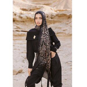 WOROOD Leopardess Modal Scarf